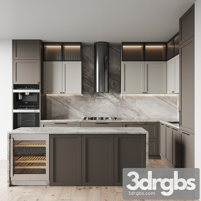 Kitchen 0135 3dsmax Download - thumbnail 1