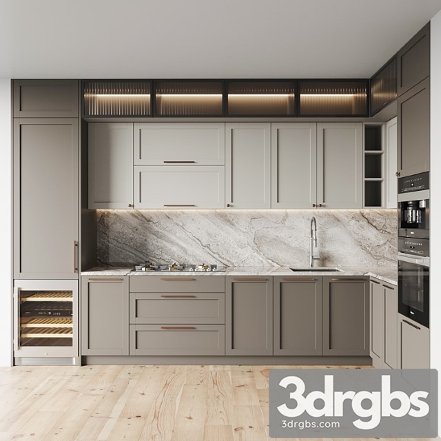 Kitchen 0149 3dsmax Download - thumbnail 1