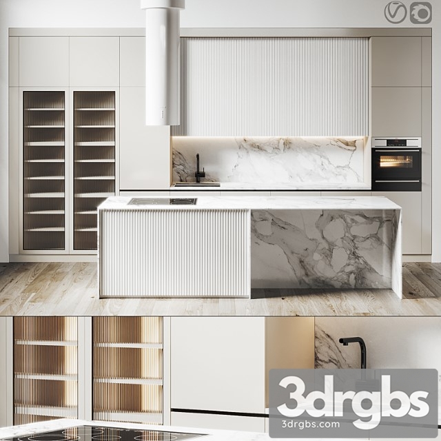 Kitchen 016 505 290H 3dsmax Download - thumbnail 1