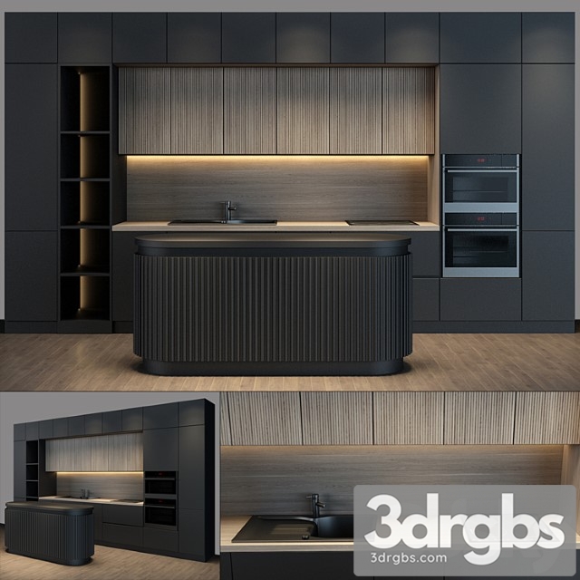 Kitchen 025 3dsmax Download - thumbnail 1