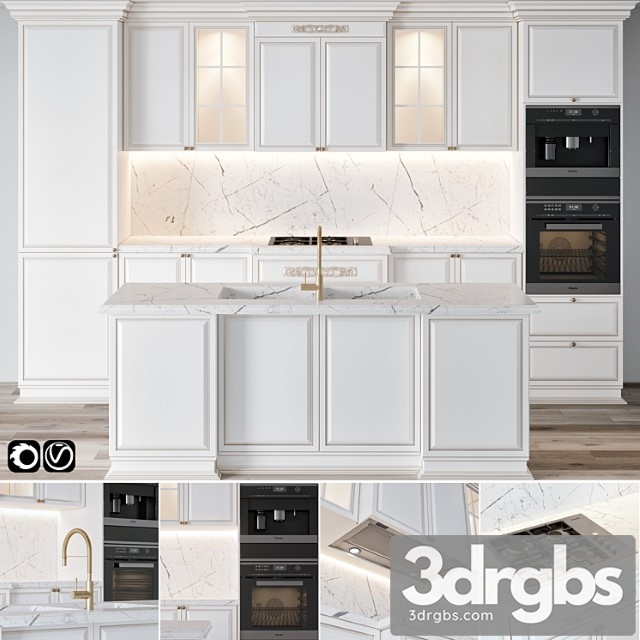 Kitchen 03 3dsmax Download - thumbnail 1