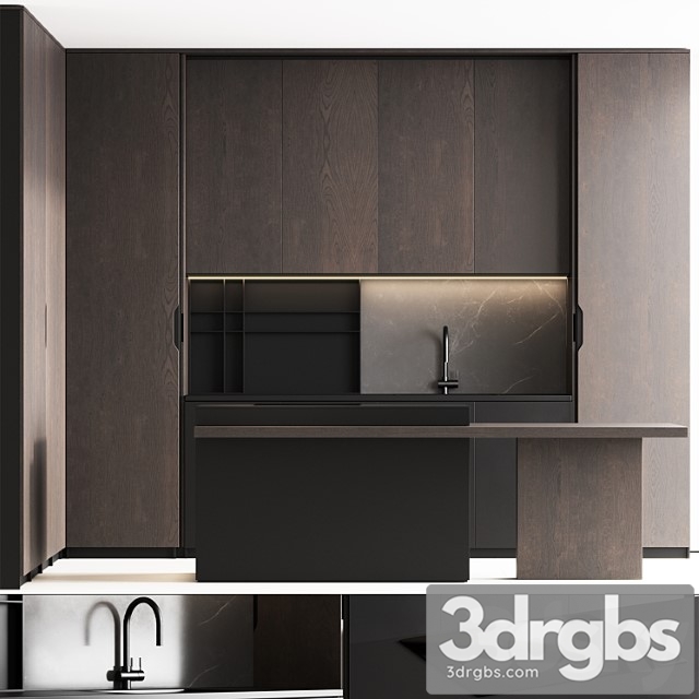 Kitchen 04 3dsmax Download - thumbnail 1