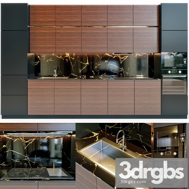 Kitchen 05 3dsmax Download - thumbnail 1