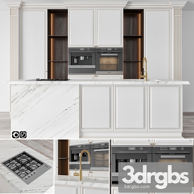 Kitchen 051 3dsmax Download - thumbnail 1