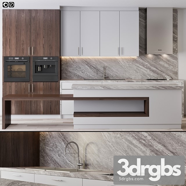 Kitchen 07 6 3dsmax Download - thumbnail 1