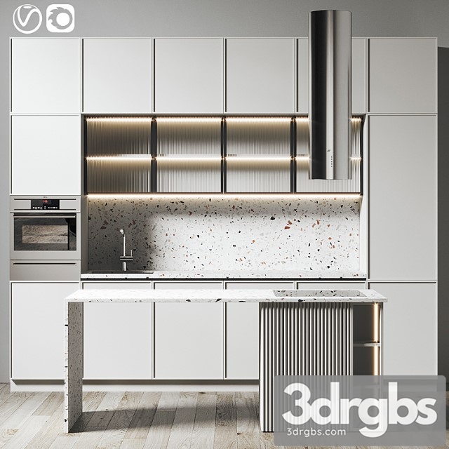 Kitchen 072 360x270h 3dsmax Download - thumbnail 1