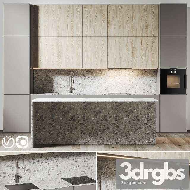 Kitchen 077 430x300H 3dsmax Download - thumbnail 1