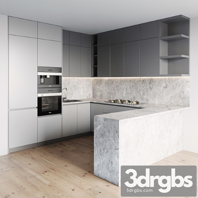 Kitchen 079 3dsmax Download - thumbnail 1