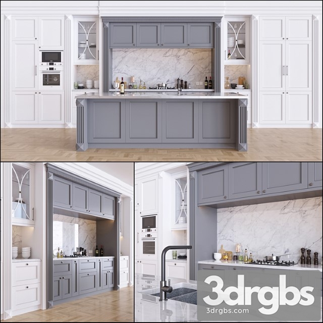 Kitchen 1321 3dsmax Download - thumbnail 1