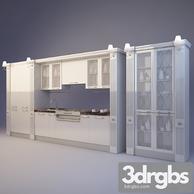 Kitchen 144 3dsmax Download - thumbnail 1