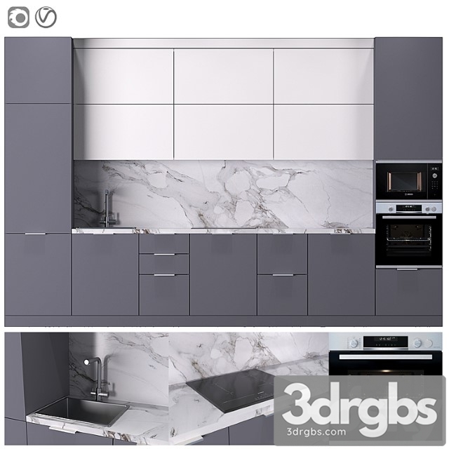 Kitchen 17 3dsmax Download - thumbnail 1