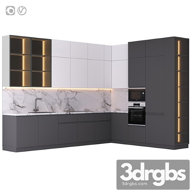 Kitchen 19 3dsmax Download - thumbnail 1