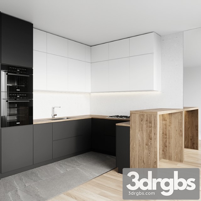 Kitchen 2323 3dsmax Download - thumbnail 1