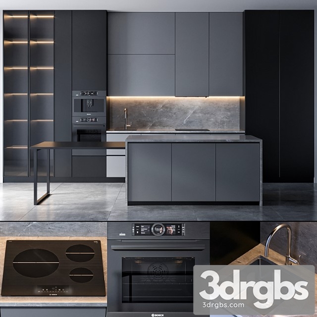 Kitchen 50 7 3dsmax Download - thumbnail 1