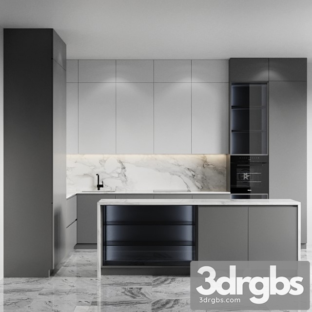 Kitchen 9 3dsmax Download - thumbnail 1