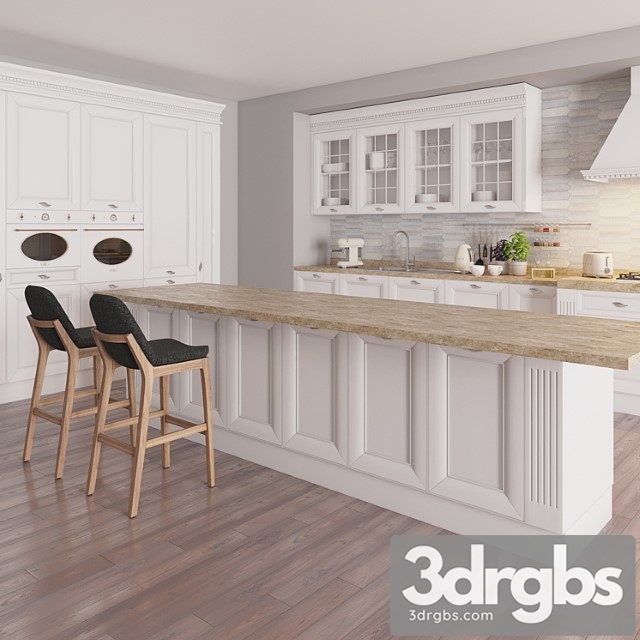 Kitchen Amelie Neve Bellini Factory With Decor 10 3dsmax Download - thumbnail 1