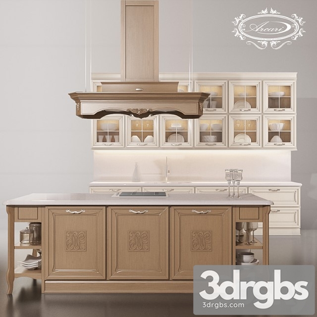 Kitchen Arcari Siena 3 3dsmax Download - thumbnail 1