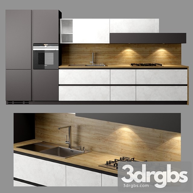 Kitchen arredo 3dsmax Download - thumbnail 1