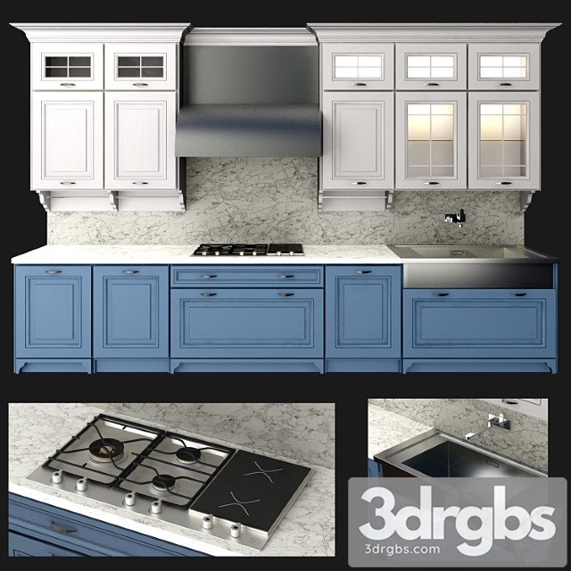 Kitchen boston 3dsmax Download - thumbnail 1