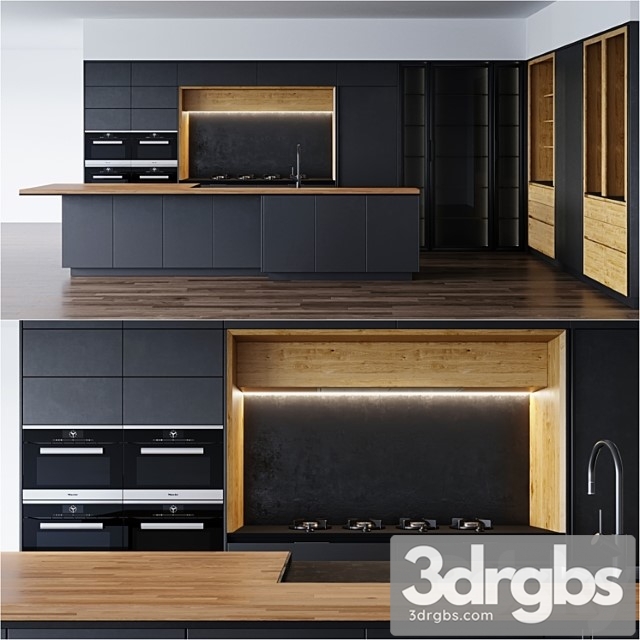 Kitchen by darren james 3dsmax Download - thumbnail 1