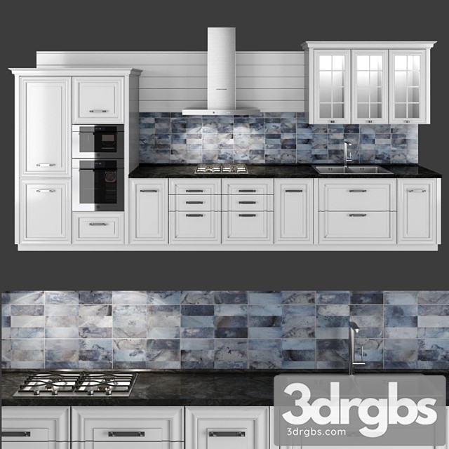 Kitchen como 3dsmax Download - thumbnail 1