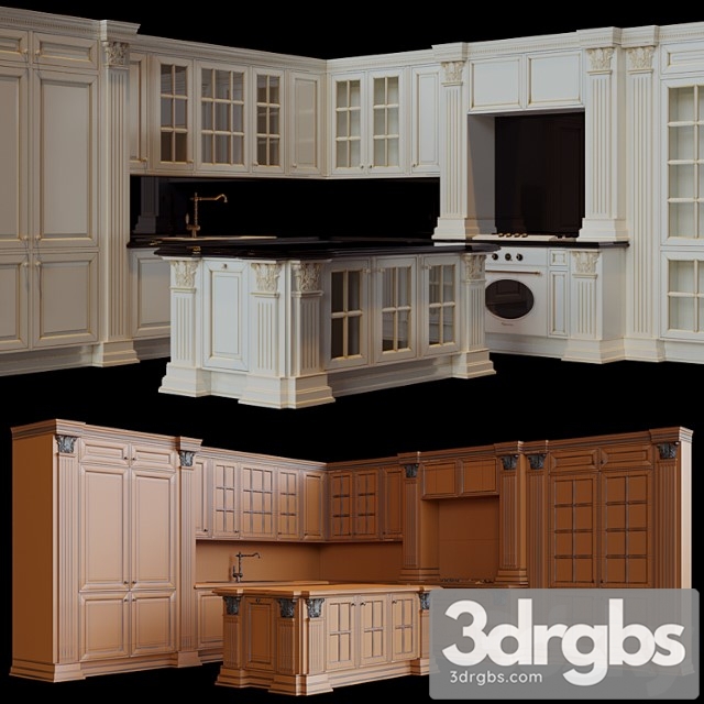 Kitchen elisaveta giulia novars 3dsmax Download - thumbnail 1