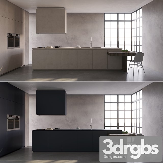 Kitchen ernestomeda obliqua 3dsmax Download - thumbnail 1