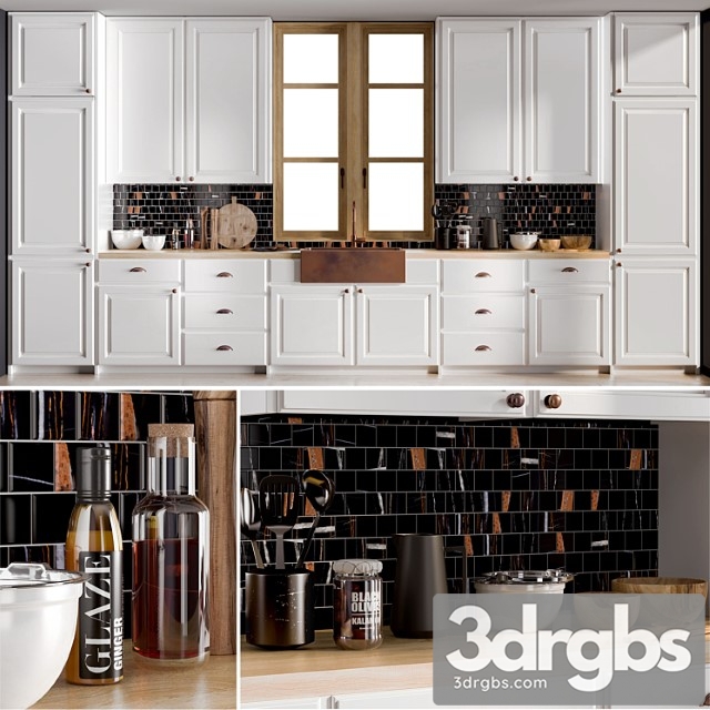 Kitchen fasads 5 3dsmax Download - thumbnail 1