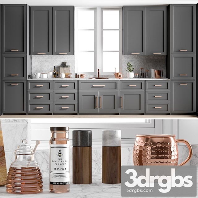 Kitchen fasads 6 3dsmax Download - thumbnail 1