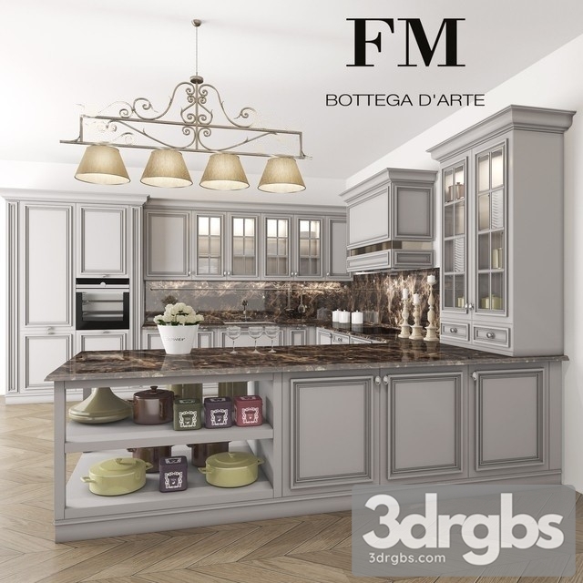 kitchen FM Bottega London 3dsmax Download - thumbnail 1