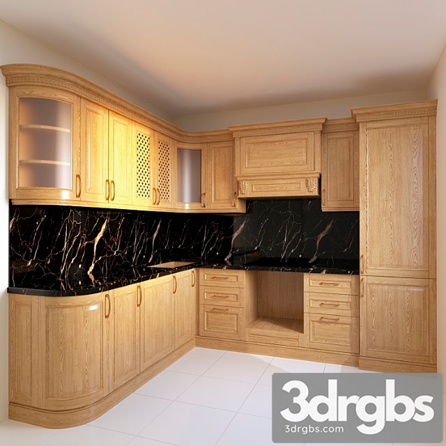 Kitchen From Cabinet Furniture Manufacturer Fop Zhavadov 3dsmax Download - thumbnail 1