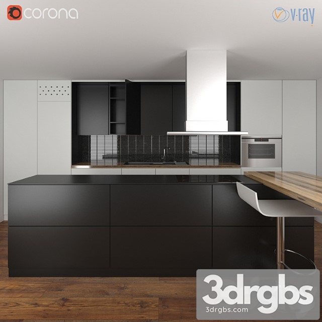 Kitchen Furniture Xiv 3dsmax Download - thumbnail 1