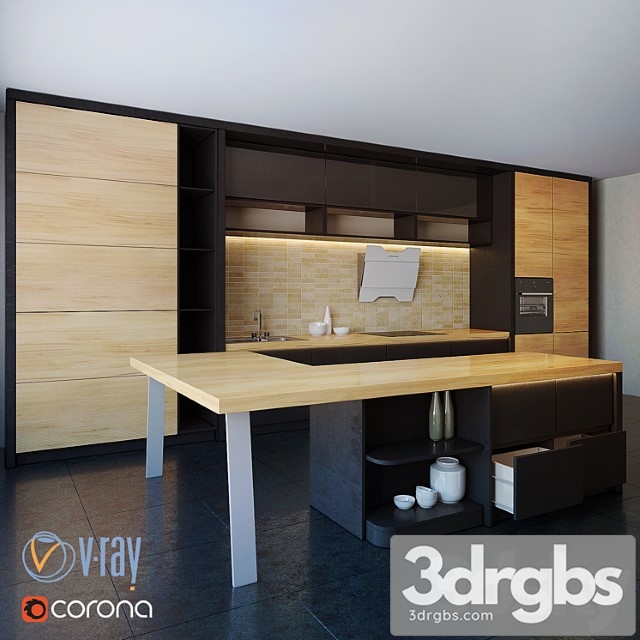 Kitchen Furniture Xv 2 3dsmax Download - thumbnail 1