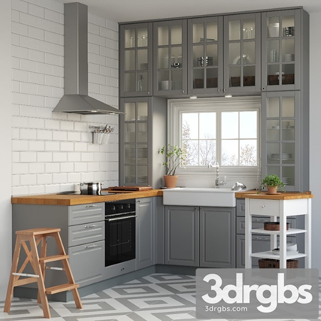 Kitchen ikea method 3dsmax Download - thumbnail 1