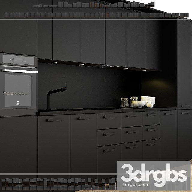 Kitchen Ikea Mietod Kungsbacka 3dsmax Download - thumbnail 1