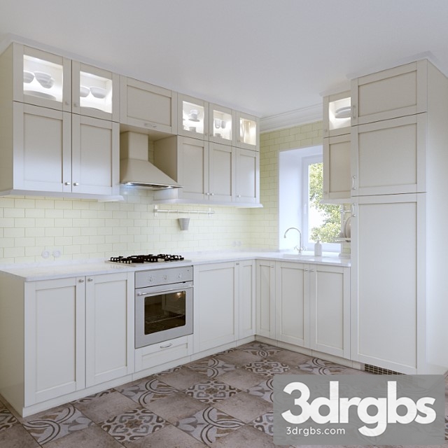 Kitchen Ikea Mietod Seviedal 1 3dsmax Download - thumbnail 1