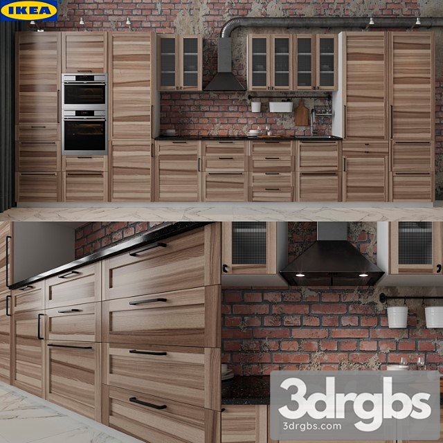 Kitchen Ikea Torhamn 2 3dsmax Download - thumbnail 1