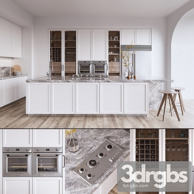 Kitchen L 39 Origine Aeterna 3dsmax Download - thumbnail 1