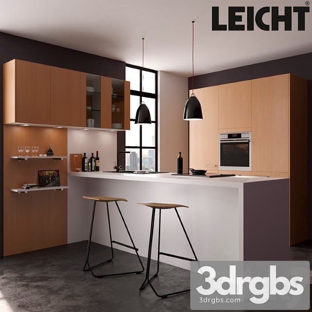 Kitchen Leicht Pinta Orlando 3dsmax Download - thumbnail 1