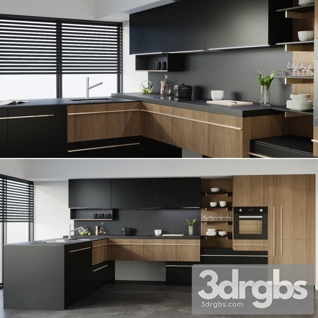 Kitchen Miton Skin 3dsmax Download - thumbnail 1