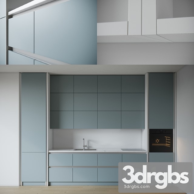 Kitchen Modern 03 3dsmax Download - thumbnail 1