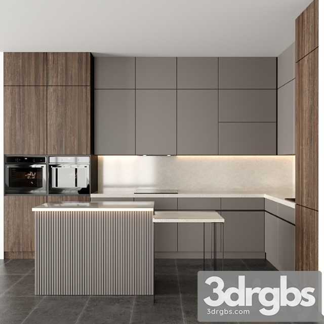 Kitchen Modern 1 3dsmax Download - thumbnail 1