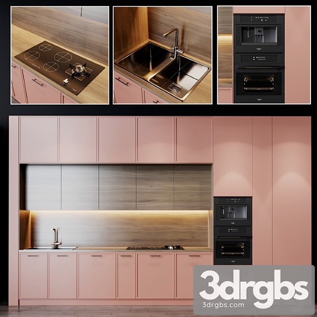 Kitchen modern 10 3dsmax Download - thumbnail 1