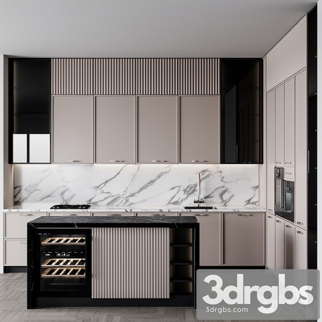 Kitchen Modern 167 3dsmax Download - thumbnail 1