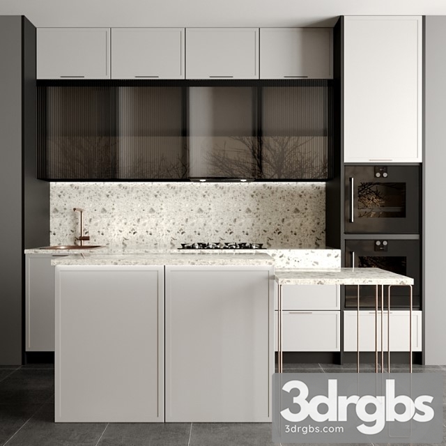 Kitchen Modern 2 3dsmax Download - thumbnail 1