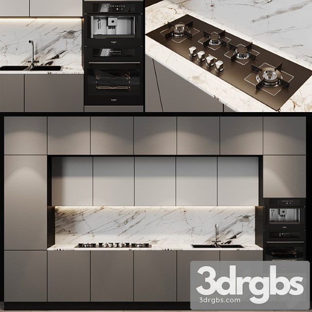 Kitchen modern 21 3dsmax Download - thumbnail 1