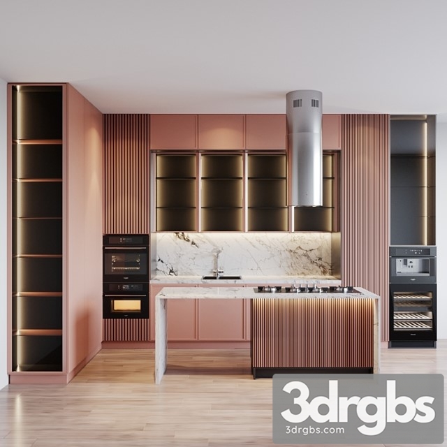 Kitchen modern 25 3dsmax Download - thumbnail 1