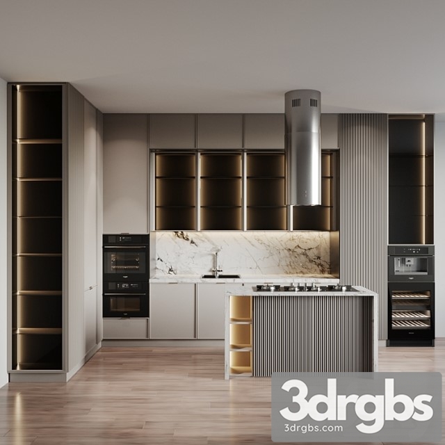 Kitchen Modern 39 1 3dsmax Download - thumbnail 1