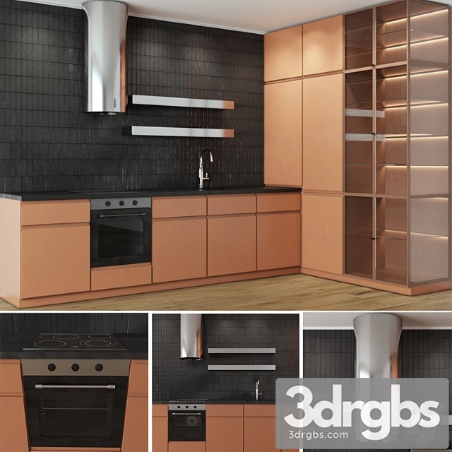 Kitchen modern 3dsmax Download - thumbnail 1