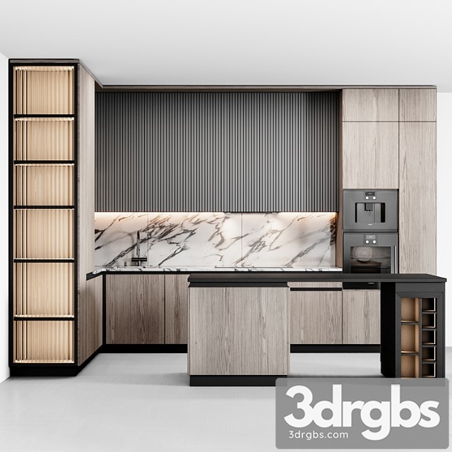 Kitchen modern 48 3dsmax Download - thumbnail 1